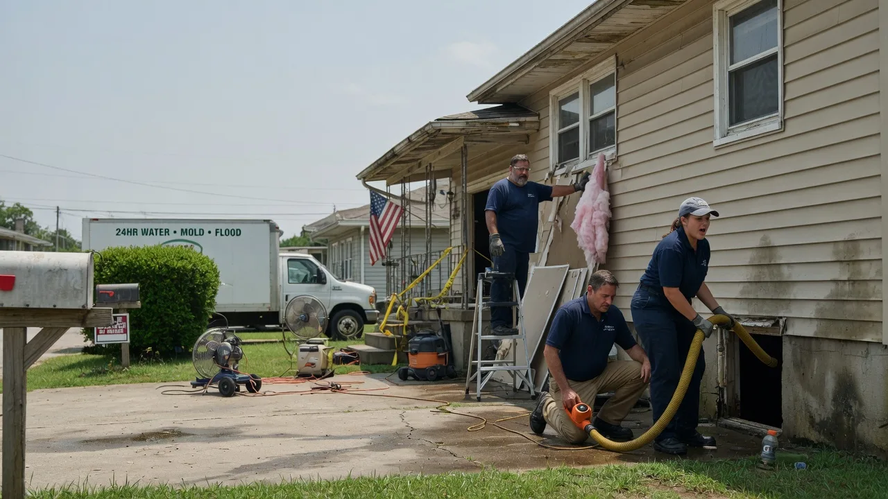 Water Damage Repair in German Valley, IL near me